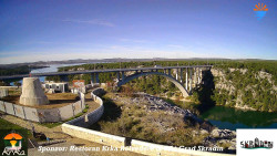Skradin, řeka Krka, most A1