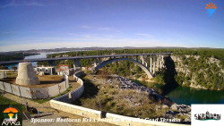 Skradin, řeka Krka, most A1