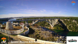 Skradin, řeka Krka, most A1