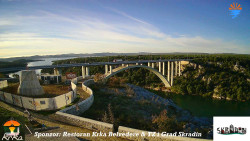 Skradin, řeka Krka, most A1