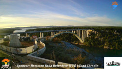 Skradin, řeka Krka, most A1