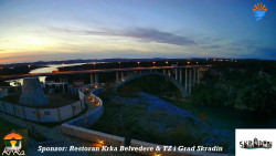 Skradin, řeka Krka, most A1