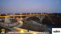 Skradin, řeka Krka, most A1