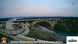 Skradin, řeka Krka, most A1