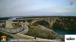 Skradin, řeka Krka, most A1