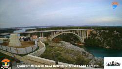 Skradin, řeka Krka, most A1