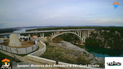 Skradin, řeka Krka, most A1