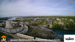 Skradin, řeka Krka, most A1