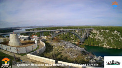 Skradin, řeka Krka, most A1