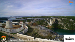 Skradin, řeka Krka, most A1