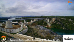 Skradin, řeka Krka, most A1