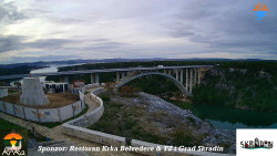 Skradin, řeka Krka, most A1