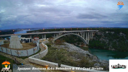 Skradin, řeka Krka, most A1