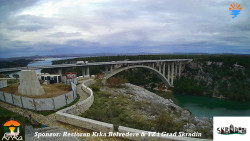 Skradin, řeka Krka, most A1