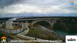 Skradin, řeka Krka, most A1