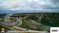 Skradin, řeka Krka, most A1