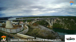 Skradin, řeka Krka, most A1