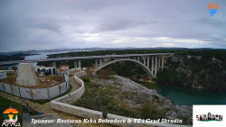 Skradin, řeka Krka, most A1