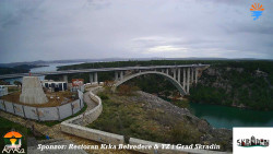 Skradin, řeka Krka, most A1