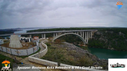 Skradin, řeka Krka, most A1