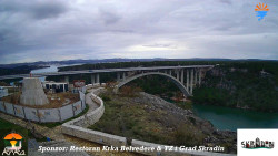 Skradin, řeka Krka, most A1