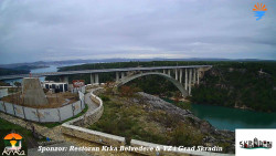 Skradin, řeka Krka, most A1