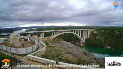 Skradin, řeka Krka, most A1