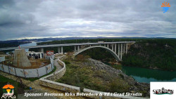 Skradin, řeka Krka, most A1