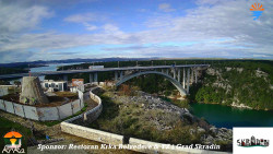 Skradin, řeka Krka, most A1