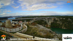 Skradin, řeka Krka, most A1