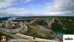 Skradin, řeka Krka, most A1