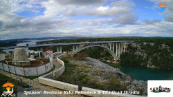 Skradin, řeka Krka, most A1