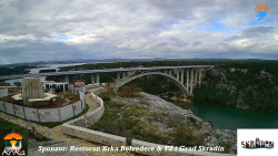 Skradin, řeka Krka, most A1