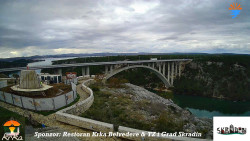 Skradin, řeka Krka, most A1