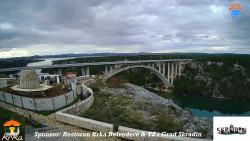 Skradin, řeka Krka, most A1