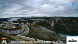 Skradin, řeka Krka, most A1