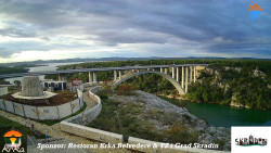 Skradin, řeka Krka, most A1