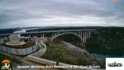 Skradin, řeka Krka, most A1