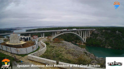 Skradin, řeka Krka, most A1