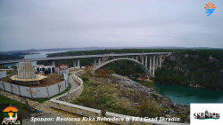 Skradin, řeka Krka, most A1