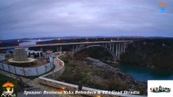 Skradin, řeka Krka, most A1