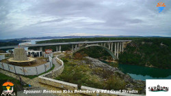 Skradin, řeka Krka, most A1