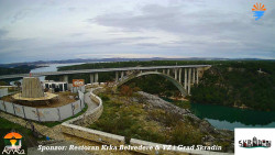 Skradin, řeka Krka, most A1