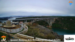 Skradin, řeka Krka, most A1