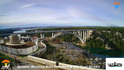 Skradin, řeka Krka, most A1