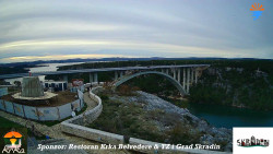 Skradin, řeka Krka, most A1