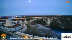 Skradin, řeka Krka, most A1