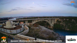 Skradin, řeka Krka, most A1