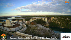 Skradin, řeka Krka, most A1