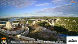 Skradin, řeka Krka, most A1